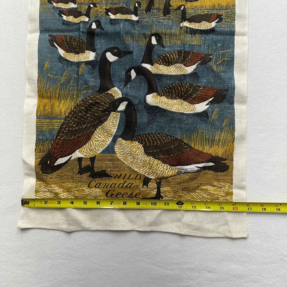 Sewell Jackson Wild Canada Geese Vintage Linen Dish Tea Towel Country Decor - Picture 4 of 7